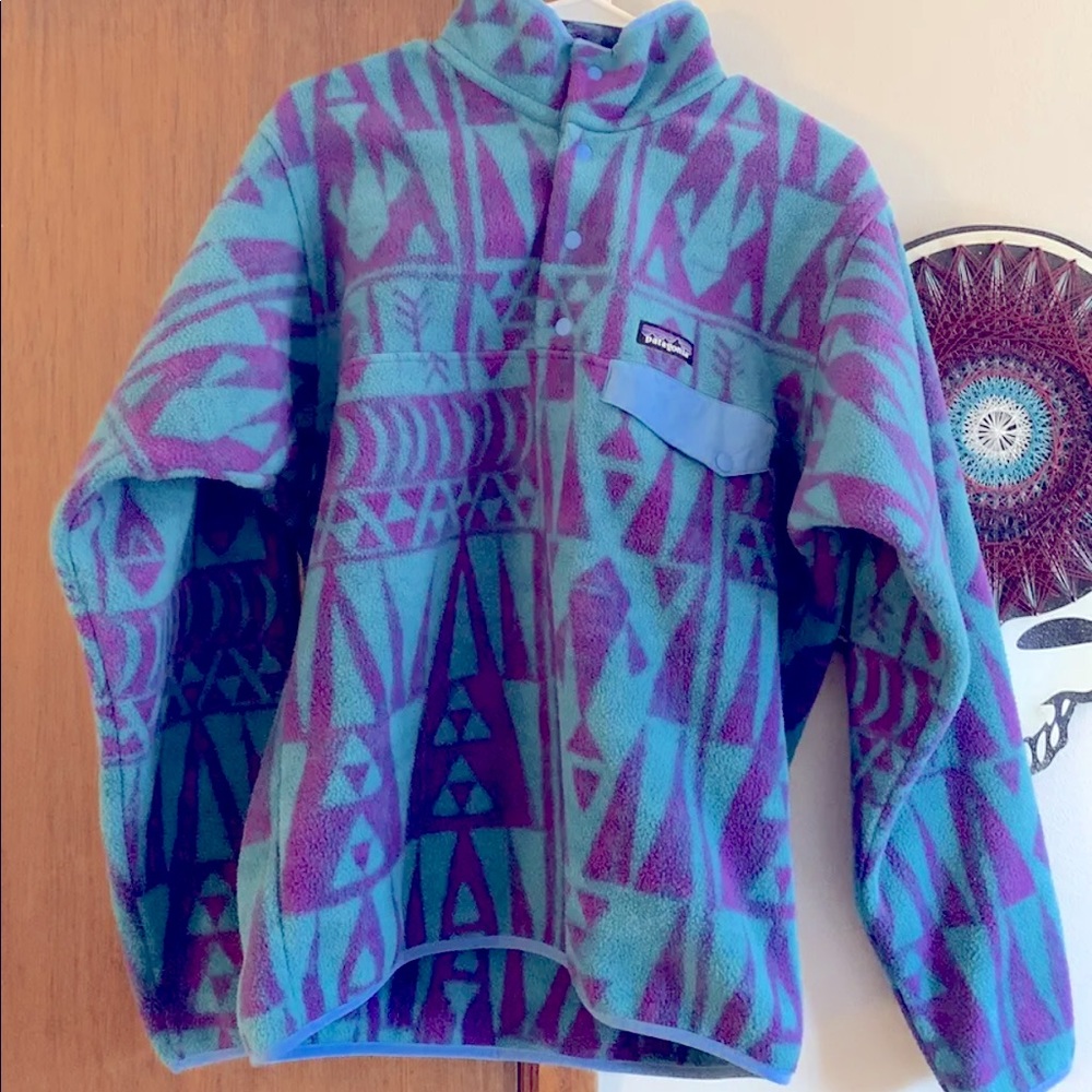 Men’s Small Patagonia Synchilla snap t